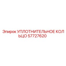57727620 УПЛОТНИТЕЛЬНОЕ КОЛЬЦО Epiroc