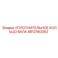 4812160262 УПЛОТНИТЕЛЬНОЕ КОЛЬЦО ВАЛА Epiroc