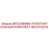 4812313219-УПЛОТНИТЕЛЬНЫЙ КОМПЛЕКТ-Эпирок