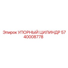 5740008778 УПОРНЫЙ ЦИЛИНДР Epiroc