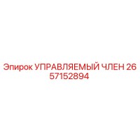 2657152894 УПРАВЛЯЕМЫЙ ЧЛЕН Epiroc