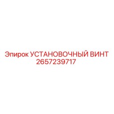 2657239717 УСТАНОВОЧНЫЙ ВИНТ Epiroc