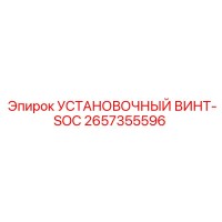 2657355596 УСТАНОВОЧНЫЙ ВИНТ-SOC Epiroc