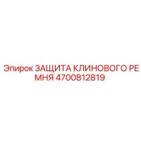 4700812819 ЗАЩИТА КЛИНОВОГО РЕМНЯ Эпирок