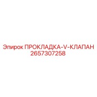 2657307258 ПРОКЛАДКА-V-КЛАПАН Epiroc