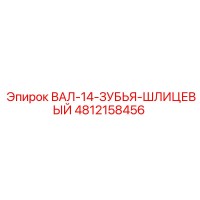 4812158456 ВАЛ-14-ЗУБЬЯ-ШЛИЦЕВЫЙ Epiroc