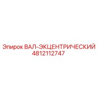 4812112747 ВАЛ-ЭКЦЕНТРИЧЕСКИЙ Epiroc