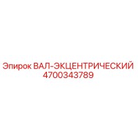 4700343789 ВАЛ-ЭКЦЕНТРИЧЕСКИЙ Epiroc
