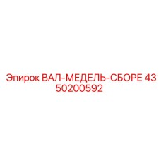 4350200592 ВАЛ-МЕДЕЛЬ-СБОРЕ Epiroc
