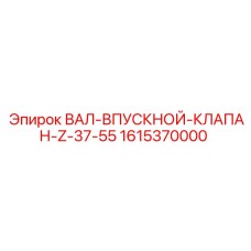 1615370000 ВАЛ-ВПУСКНОЙ-КЛАПАН-Z-37-55 Epiroc