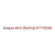57779290 ВАЛ-ВЫХОД Epiroc