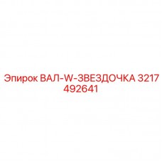 3217492641 ВАЛ-W-ЗВЕЗДОЧКА Epiroc
