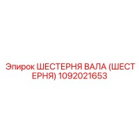 1092021653 ШЕСТЕРНЯ ВАЛА (ШЕСТЕРНЯ) Epiroc
