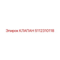 5112310118 КЛАПАН Эпирок
