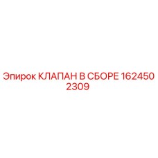 1624502309 КЛАПАН В СБОРЕ Epiroc