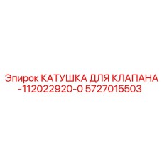 5727015503 КАТУШКА ДЛЯ КЛАПАНА-112022920-0 Epiroc
