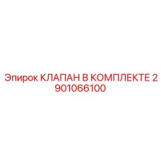 2901066100 КЛАПАН В КОМПЛЕКТЕ Epiroc