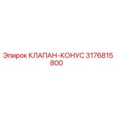 3176815800 КЛАПАН-КОНУС Epiroc