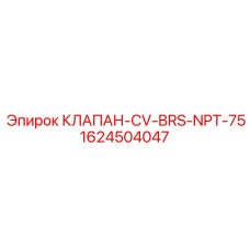 Изображение клапана CV-BRS-NPT-75 производства Epiroc, часть номер 1624504047