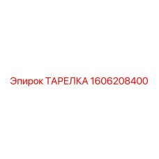 1606208400 ТАРЕЛКА Epiroc