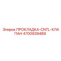 4700939489 ПРОКЛАДКА-CNTL-КЛАПАН Epiroc