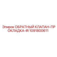 1091800611 ОБРАТНЫЙ КЛАПАН-ПРОКЛАДКА-IR Epiroc