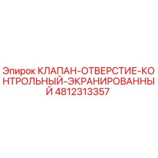 4812313357 КЛАПАН-ОТВЕРСТИЕ-КОНТРОЛЬНЫЙ-ЭКРАНИРОВАННЫЙ Epiroc