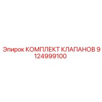 9124999100 КОМПЛЕКТ КЛАПАНОВ Эпирок
