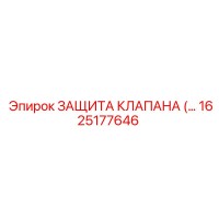 1625177646 ЗАЩИТА КЛАПАНА Epiroc