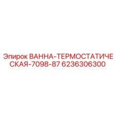 6236306300 ВАННА-ТЕРМОСТАТИЧЕСКАЯ-7098-87 Epiroc