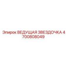 4700808049 ВЕДУЩАЯ ЗВЕЗДОЧКА Epiroc