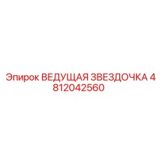 4812042560 ВЕДУЩАЯ ЗВЕЗДОЧКА Epiroc
