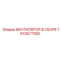 1613677300 ВЕНТИЛЯТОР В СБОРЕ Epiroc