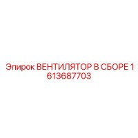 1613687703 ВЕНТИЛЯТОР В СБОРЕ Epiroc