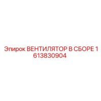 1613830904 ВЕНТИЛЯТОР В СБОРЕ Epiroc
