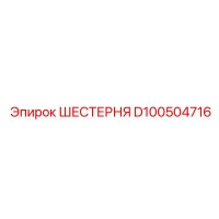 D100504716 ШЕСТЕРНЯ Epiroc
