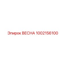 1002156100 ВЕСНА Epiroc