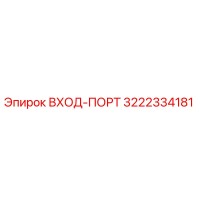 3222334181 ВХОД-ПОРТ Epiroc
