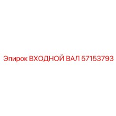 57153793 ВХОДНОЙ ВАЛ Epiroc