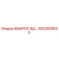 3002605630 ВЫБРОС ВД Epiroc