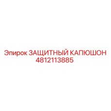 4812113885 ЗАЩИТНЫЙ КАПЮШОН Epiroc