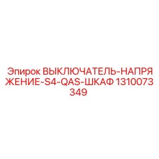 1310073349 ВЫКЛЮЧАТЕЛЬ-НАПРЯЖЕНИЕ-S4-QAS-ШКАФ Epiroc