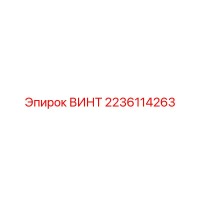 2236114263 ВИНТ Эпирок