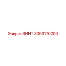 3093170200 ВИНТ Epiroc