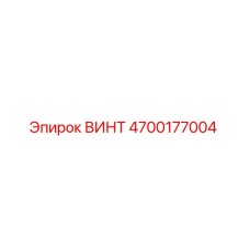 4700177004 ВИНТ Epiroc