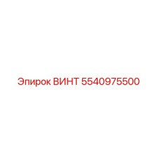 5540975500 ВИНТ Epiroc