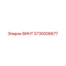 5730006677 ВИНТ Epiroc