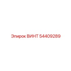 54409289 ВИНТ Epiroc