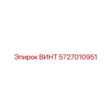 5727010951 ВИНТ Epiroc