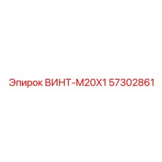 57302861 ВИНТ-M20X1 Epiroc